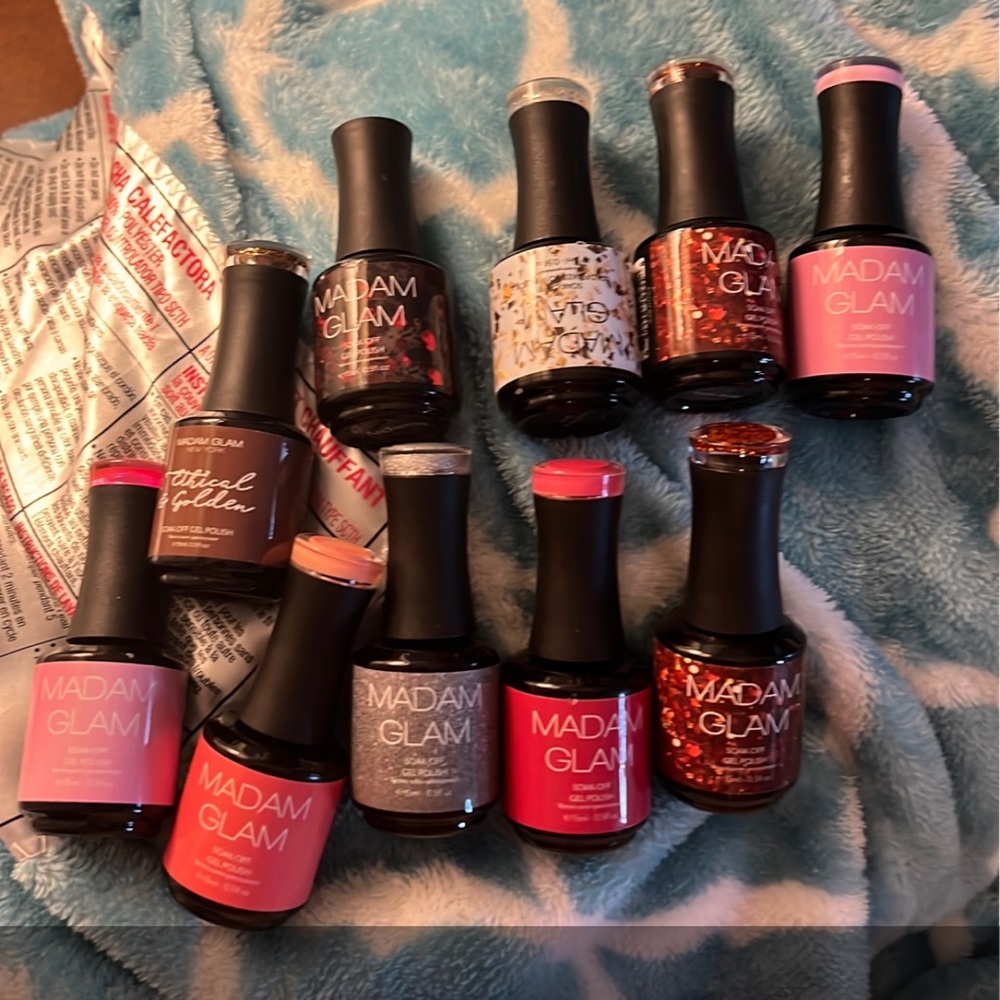 Madam Glam Gel Polish 10 Piece Set